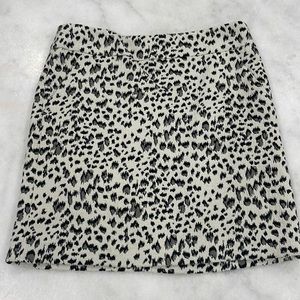 Leopard print skirt from Loft